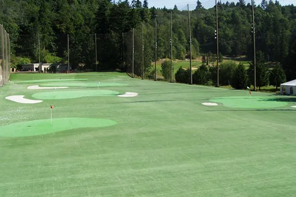 Synthetic Turf Bunker & Lake