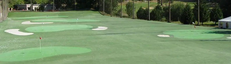 Synthetic Turf Bunker & Lake